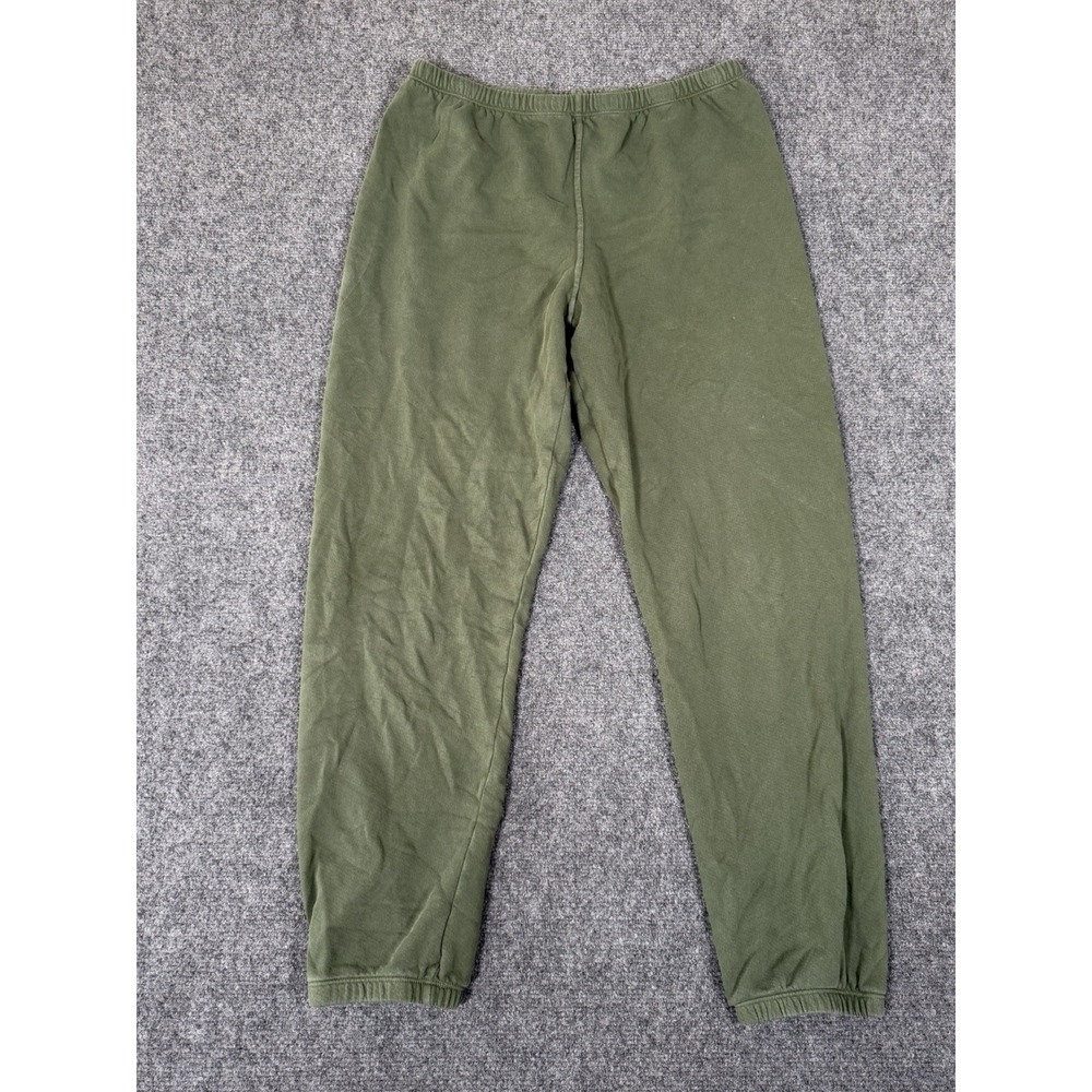 Perfect White Tee Johnny Sweatpants Small Green French Terry Loungewear Designer